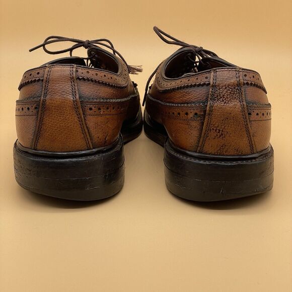 Hanover LB Sheppard Signatures Leather Wingtip Shoes Men’s 7D/B 2312 Brown Prep main image 8